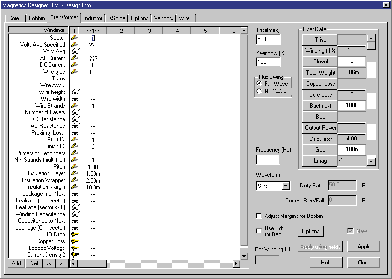 Excellent It Smps Transformer Calculation Tool