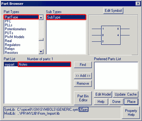 Intusoft Spice Model